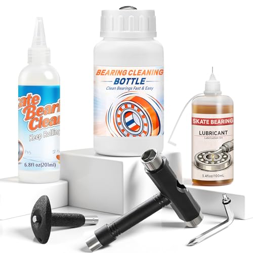 Skate Bearing Cleaning Kit – Portable Complete Bearing Maintenance...