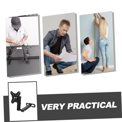 Support mural TV rétractable et orientable POPETPOP avec montage mural facile et stable