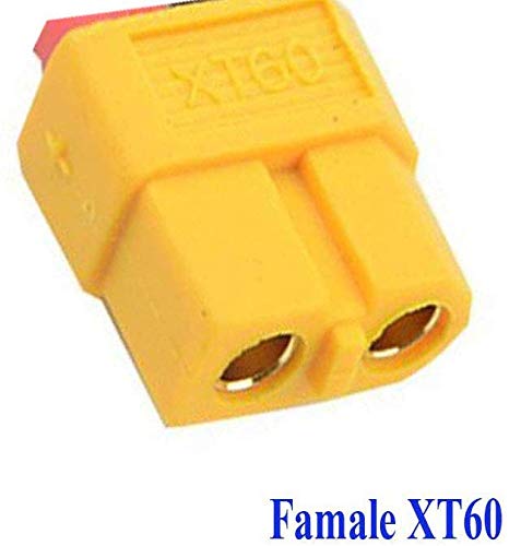 LINSYRC 2 Pezzi Adattatore 1-Femmina A 2-Maschio Connettore Batteria Serial Series XT60 Con Cavo In Silicone 10CM 12AWG Per Elicottero RC Lipo - Foto 5