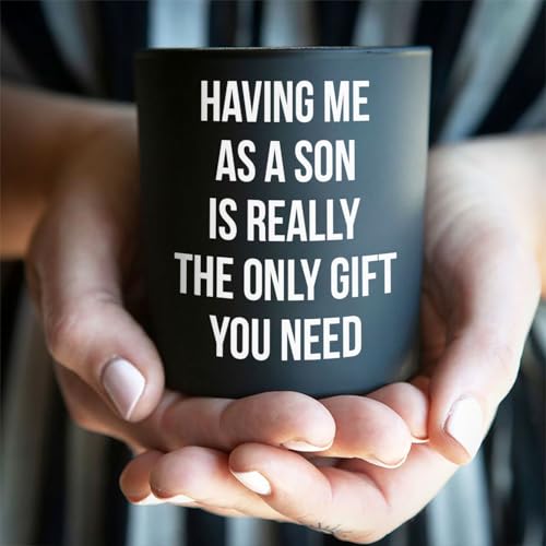 Christmas Gifts for Mom Dad from Son, Fathers Day from Daughter, Gift for Mother Funny Birthday Gift Idea for New Dads Cool Bonus Daddy Grandpa New Mom Bonus Moms from Son Scented Candle by FOZETI - Image 5