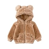 Perfeclan Sweat à capuche épaissi avec poches, sweat-shirt de poche, vêtements d'hiver, manteau de sweat-shirt pour les rassemblements, l'extérieur, le Nouvel, Marron 120cm