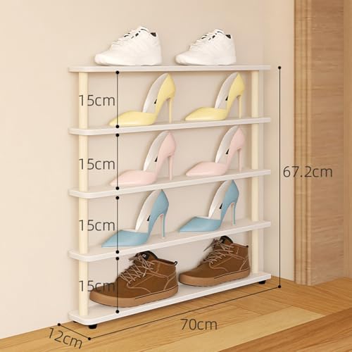 Étagère à chaussures fine de 12 cm : libérez vos petits espaces encombrés - 3