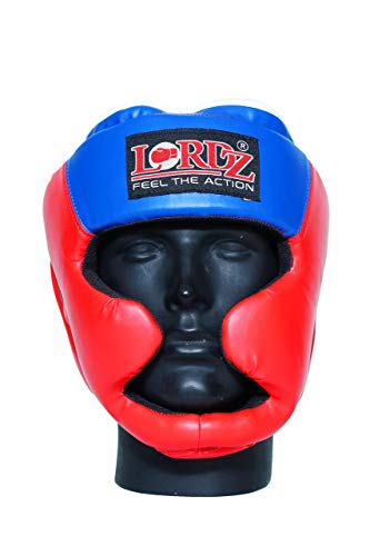 Image of Lordz Boxing Head Guard |PVC Construction | Blue|Large