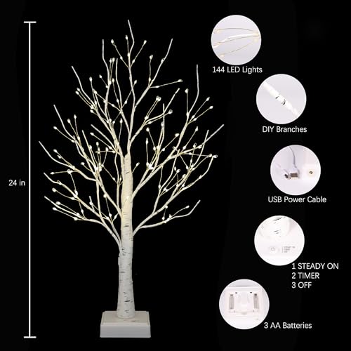Arbre lumineux avec minuteur pour eviter l'oubli de lampe - 4