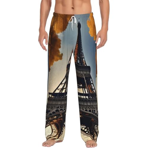 Pantalon de pyjama polaire homme chaud fini le froid avec poches