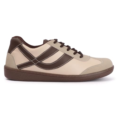 Image of PrasKing Women's Sneakers | Cushioned Non-Slip Grip Sole| Trendy & Stylish Modern Sneakers | Everyday Wear for Walking, College & Outings