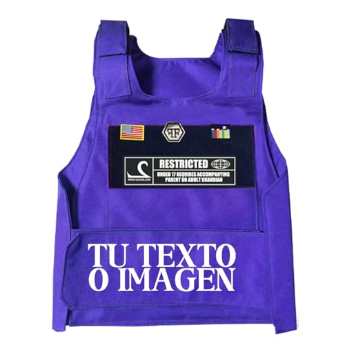 Motorcycle Riding Vest for Men & Women - Customizable Reflective Safety Jacket with Front & Back Pockets - America Flag Patch