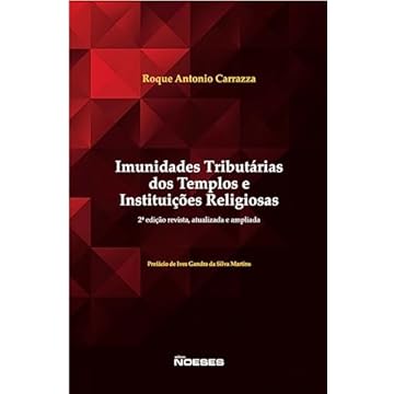 Capa do livro Imunidades Tributárias dos Templos e Instituições Religiosas