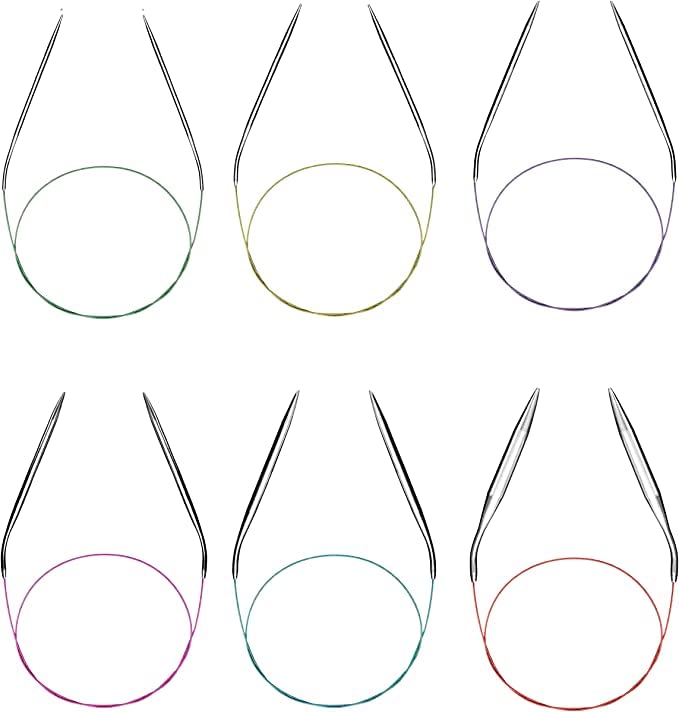 Breevo Round Knitting Needles Circular Needles Set Size 4 36 Inch