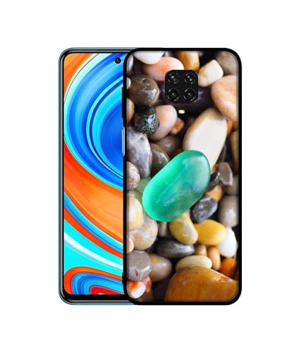 Image of Sea Stones Design Premium 2D Printed Metal Back Case Cover for Mi Redmi Note 9 Pro /Note 9 Pro Max /Poco M2 Pro