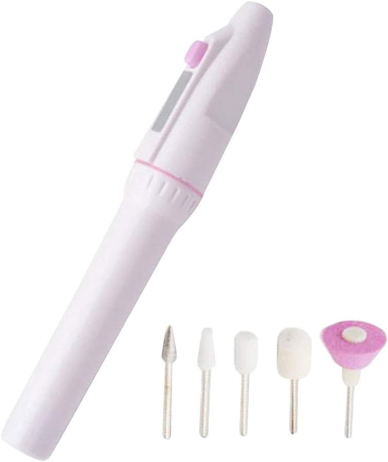 Mini Electric Nail Drill Machine Nail File Pedicure Manicure Grinding Polisher Tool Sets (No Battery)