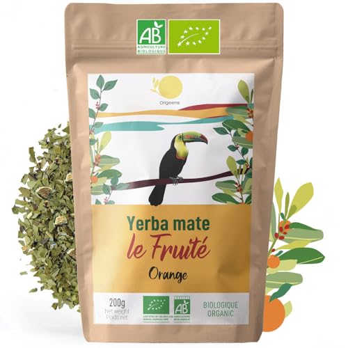 YERBA MATE BIO ALL'ARANCIA 200G | Yerba Maté Bio Non