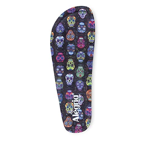Image of Alegria Womens Classic Sugar Skulls Special Edition Wide Width Footbed 5-5.5 W US