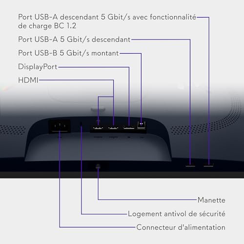 Alienware 25 Écran PC Gaming - AW2525HM, Full HD (1920x1080), 320Hz, Fast IPS, 0.5ms, Compatible NVIDIA G-Sync, AMD FreeSync Premium, DisplayPort, 2 HDMI, 3 USB, Garantie 3 Ans