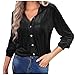 PWKNRD Damen Pullover Oversize Casual Mantel Dickere Warm Winterjacke Langarm Blazer Lang Steppjacke Langarm Oberteile Langer Mantel Klassische Winddicht Wasserfest Mantel Schwarz L