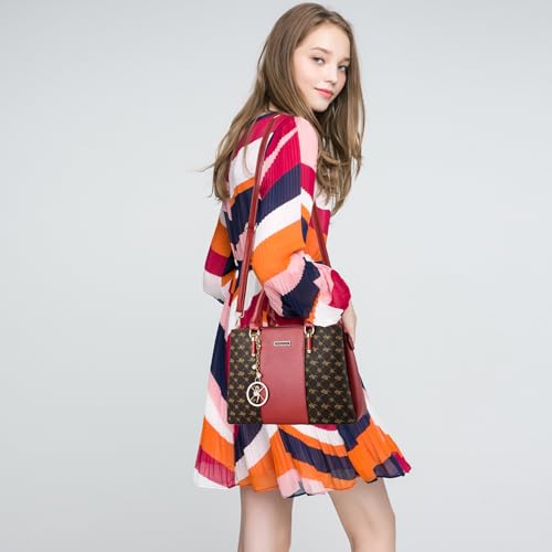 Image of KURGOOL Women Purses and Handbags Top Handle Satchel Shoulder Bags Messenger Tote Bag for Ladie