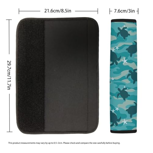 Image of AFPANQZ Turtle Star Automotive Seat Belt Covers Pads 2 Piece for Adults Kids Youth Car Accessories Safety Seatbelt Cushion Pillow Universal Fit Backpack Straps Pads