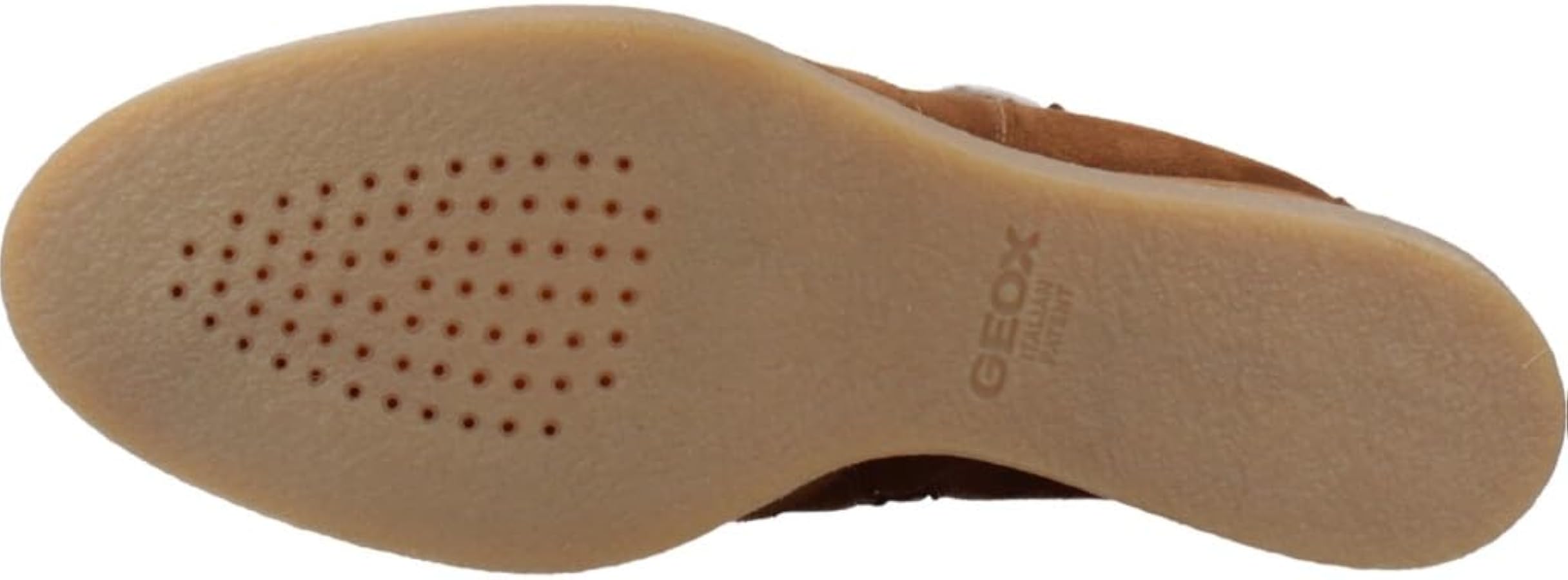 Geox D ELIDEA - Stivaletti con plateau - dark camel/marrone scuro