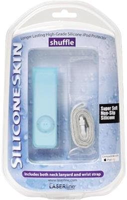 IPODSBL Blue Silicone iPod Shuffle Skin