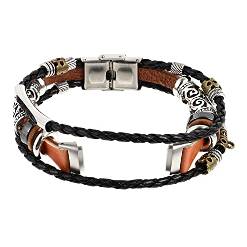 Bandes de cuir de montre DOITOOL et napperons en métal chic