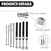 8Pcs Telescoping Magnetic Pickup Tool 1.5LB 3LB 10LB 15LB Extendable Magnet Stick Set Grabber Tools Stainless Steel Portable Bolt Screws Reacher Magnetic Nail Picker for Men Husband Birthday Christmas