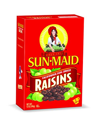 Sun-Maid Organic California Raisins Snack | 12 Ounce | Whole Natural Dried Fruit | No Artificial Flavors | Non-Gmo #TOP21