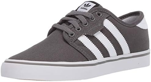adidas Originals Men's Seeley Running Shoe, Ash Grey/White/Black, 8 M US