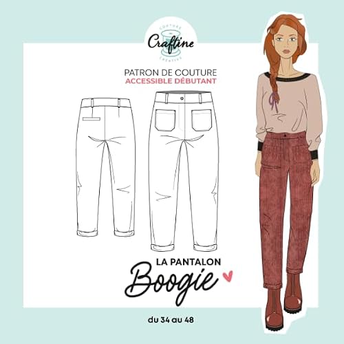 Patron Craftine Pantalon Boogie - Format Papier