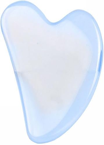 Miniatura 2 de Herramienta de cuarzo natural con forma de corazón de cristal Gua Sha, herramienta de masaje de spa, herramienta de masaje facial para cuello,