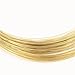 TEAMWILL Brass Round Wire Bare Unplated Ø0.3mm - 5mm Diameter Jewelry Making/Wire Craft (0.5mm 10m)