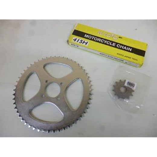 Yamaha 50 DTR motorcykelkedjesats 1997-1999 95M005098-SR ny