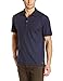 7 For All Mankind Men's Short Sleeve Slub Polo In Dark Ocean