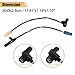 X AUTOHAUX Output Speed Sensor and Input Speed Sensor for Volkswagen Beetle 1.8L 2005 for Volkswagen Beetle 2.0L for Volkswagen Passat 2.5L 09G927321B 09M927321