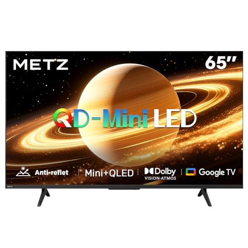 Metz Mini LED Smart TV 65 Pouces (164 cm), QLED,