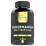 NTRL Health Co. Akkermansia Muciniphila Probiotic Capsules – Gut Health & Microbiome Support Supplement – 60 Vegan Capsules for Digestion, Gut Barrier & Metabolic Health
