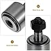 ABOOFAN 4pcs Bolt-Type Needle Roller Bearing Cam Follower for Guide Rail, Metal Rail Cam Follower Bearings Replacement for Industrial Machine Supply