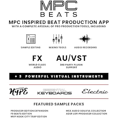 Akai Professional MPK Mini MK3 25 Key USB MIDI Keyboard Controller With 8 Backlit Drum Pads, 8 Knobs, Music Production Software and Native Instruments Sound Package (NKS Integration), Black