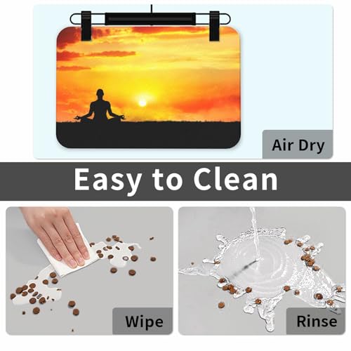 Tapis de nourriture absorbant et antidérapant pour animaux
