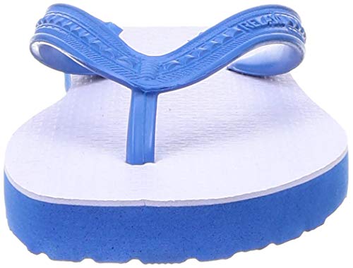 Image of RELAXO Women's Whbl Flip Flop-4 UK (Cu0021l) White-Blue
