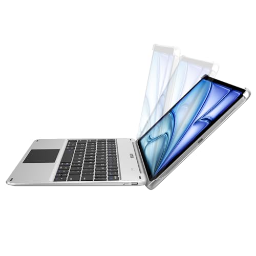 Arteck iPad Air 11-inch Keyboard Case with Trackpad, Bluetooth Keyboard with Folio Full Protection Case and Touchpad for Apple iPad Air 11” M4/M3/M2 (2026/2025/2024), Air 5/Air 4 by Arteck - Image 4