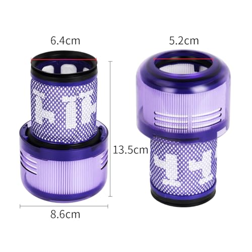 Miniatura 6 de Yanban 2 Filtros De Repuesto Compatibles Con Aspiradora Dyson V12 Detect Slim Absolute, Pieza N. 971517-01