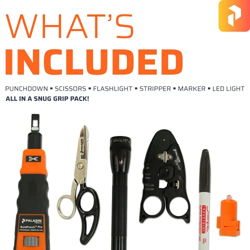 Paladin Tools Pa4941 antidérapant avec manche ergonomique pour câblage stable