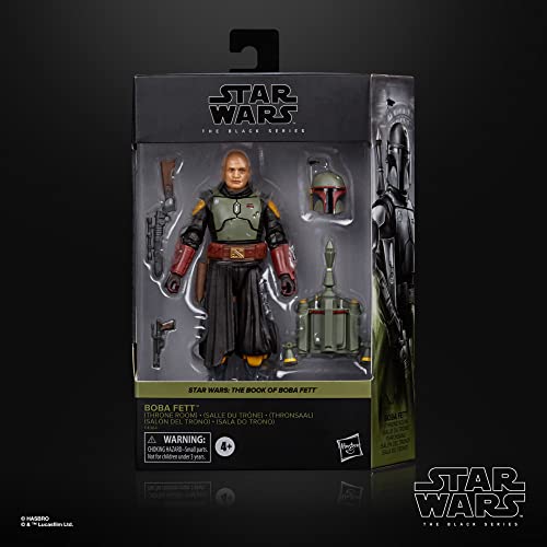STAR WARS Boneco The Black Series, Figura de 15 cm - Boba Fett (Sala do Trono) - F4064 - Hasbro, Cin