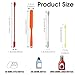 AOZUO Silicone Beauty Spatula, 4Pcs Mini Makeup Spatula Small Thin Spatula Set Cosmetics Lotion Spatulas for food Bottle Kitchen Jar Wax Waxing Body Hair Removal spatula
