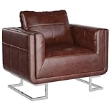 vidaXL Sessel Kunstleder Braun Relaxsessel Armsessel Loungesessel Clubsessel