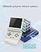 Powkiddy V90S Retro Handheld Console - 10,000+ Preloaded Games, Foldable Clamshell Design, 3.5