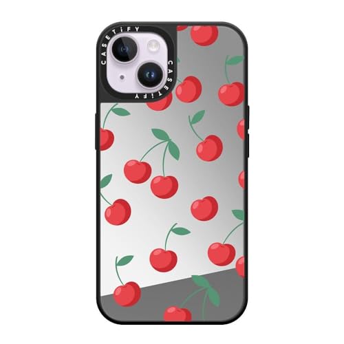 Coque miroir iPhone 14 CASETiFY Cerises pour des selfies parfaits partout