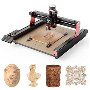 CNC Router Machine TTC450 PRO for Woodworking, Upgraded 3-Axis Milling Machine, GRBL Control CNC Engraving Machine for Wood Acrylic MDF Nylon Carving Cutting