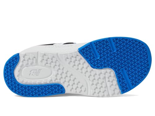 Image of New Balance Kid's Dynasoft 545 V1 Bungee Lace with Top Strap Running Shoe, Black /Blue Oasis, 4 W Infant