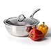 Produktbild ProCook Professional Stainless Steel - Sauteuse - mit Deckel - 28 cm - mit Antihaftbeschichtung - Induktion - CoolTouch Griffe - Edelstahl - Schwenkpfanne